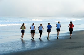 female fitness boot camp